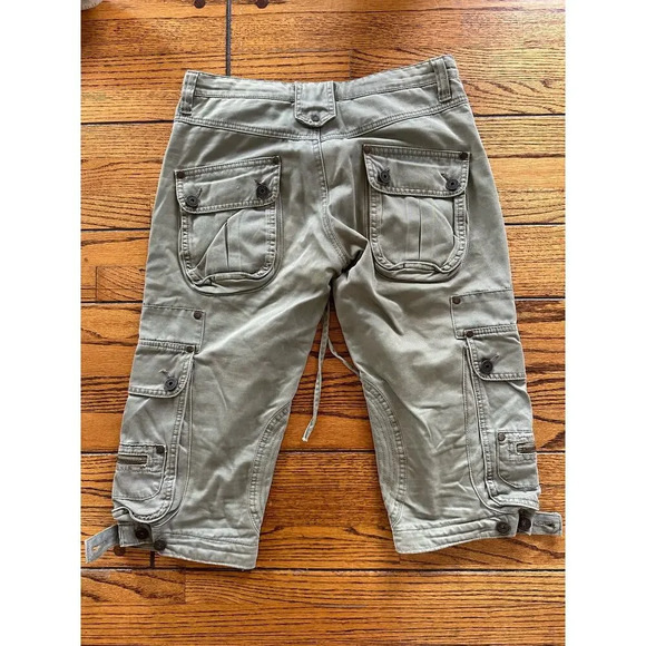 Jagger Brand Capri Pants 26 Dark Green - Picture 8 of 8